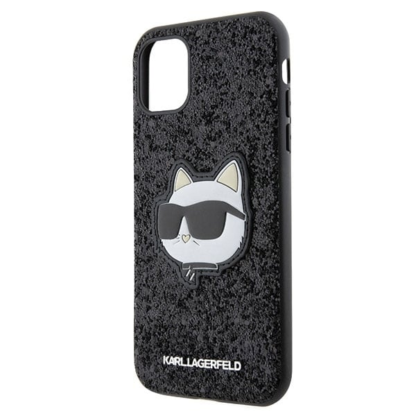 Karl Lagerfeld Glitter Choupette - θήκη για Apple iPhone 11 / XR - Μαύρο - Image 6
