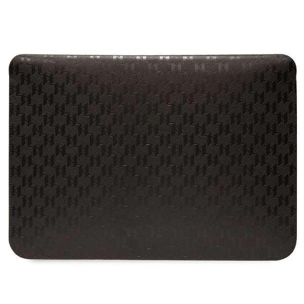 Karl Lagerfeld Θήκη KLCS16SAKHPKK 16" μαύρη/black Saffiano Monogram Ikonik - Image 3