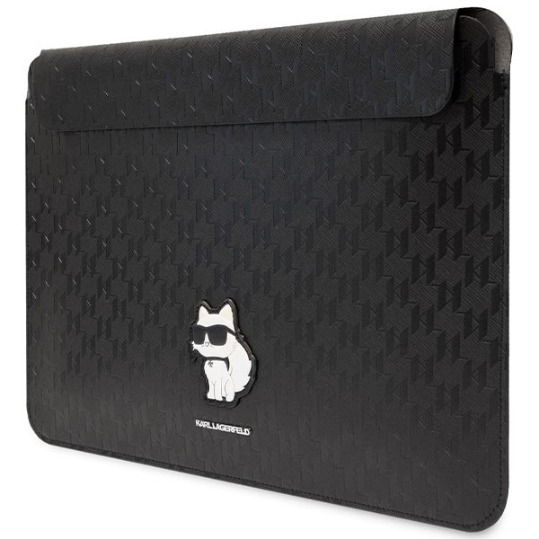 Karl Lagerfeld Θήκη KLCS14SAKHPCK 14" μαύρη/black Saffiano Monogram Choupette - Image 2