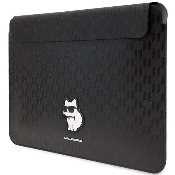 Karl Lagerfeld Θήκη KLCS16SAKHPCK 16" μαύρο Saffiano Monogram Choupette - Image 2