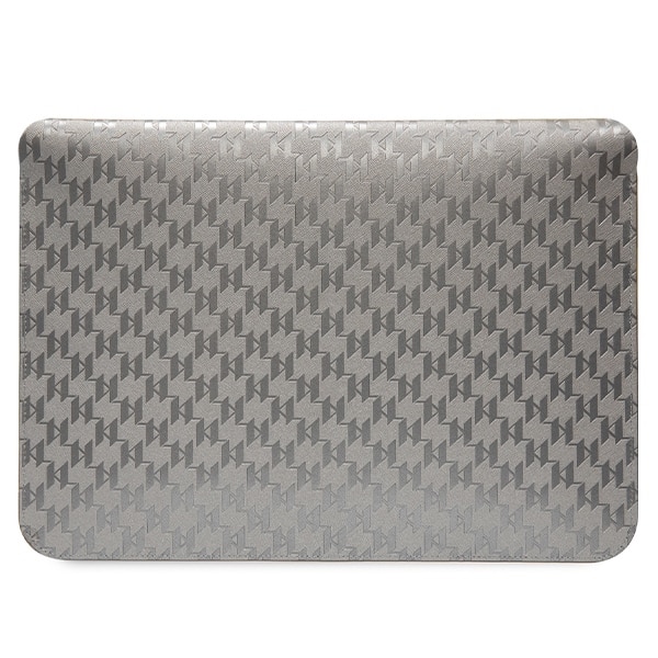 Karl Lagerfeld Θήκη KLCS14SAKHPCG 14" ασημί Saffiano Monogram Choupette - Image 3