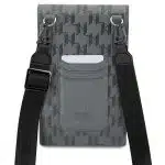 Karl Lagerfeld Τσάντα KLWBSAKHPKG ασημί Saffiano Monogram Ikonik - Image 5