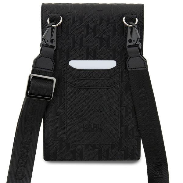 Karl Lagerfeld Τσάντα KLWBSAKHPCK μαύρη/black Saffiano Monogram Choupette - Image 5