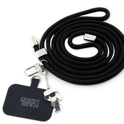 Karl Lagerfeld KLUCNMSCKIK Universal λουράκι λαιμού CBDY Cord μαύρο/black