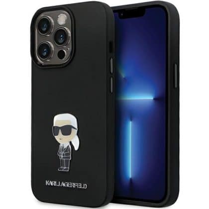 Karl Lagerfeld Silicone Ikonik - Apple iPhone 13 Pro Max - Μαύρο