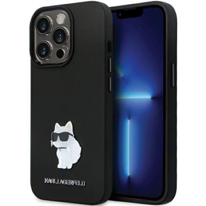 Karl Lagerfeld Silicone - θήκη για Apple iPhone 14 Pro - Μαύρο