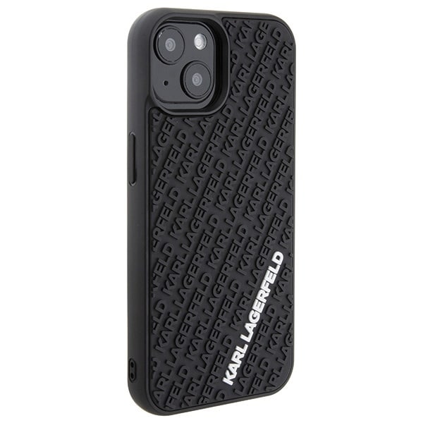 Karl Lagerfeld 3D Rubber Multi Logo - θήκη για Apple iPhone 15 - Μαύρο - Image 4