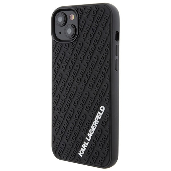 Karl Lagerfeld 3D Rubber Multi Logo - θήκη για Apple iPhone 15 Plus - Μαύρο - Image 2