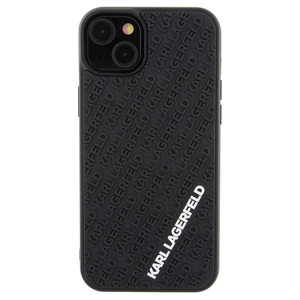 Karl Lagerfeld 3D Rubber Multi Logo - θήκη για Apple iPhone 15 Plus - Μαύρο - Image 3