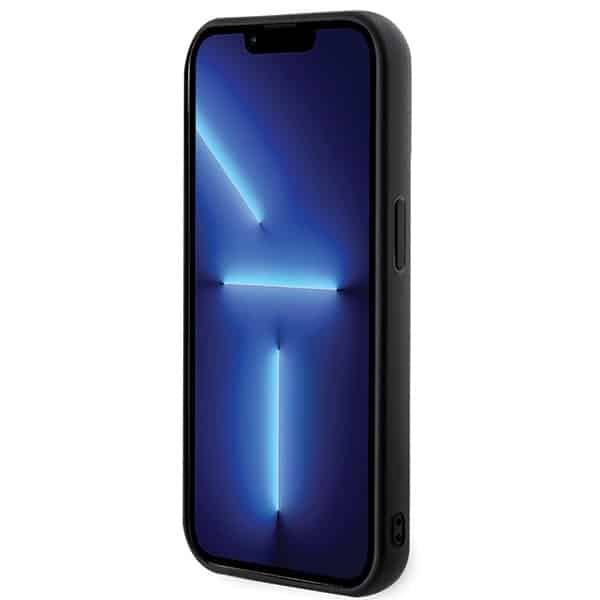 Karl Lagerfeld 3D Rubber Glitter Logo - θήκη για Apple iPhone 15 Pro - Μαύρο - Image 5