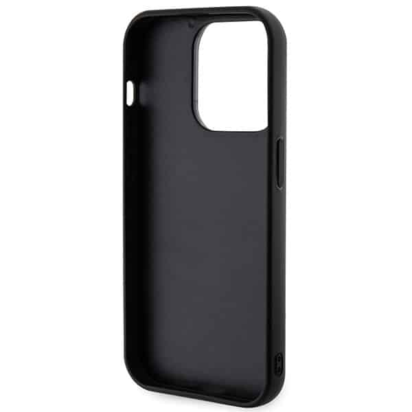 Karl Lagerfeld 3D Rubber Glitter Logo - θήκη για Apple iPhone 15 Pro - Μαύρο - Image 7