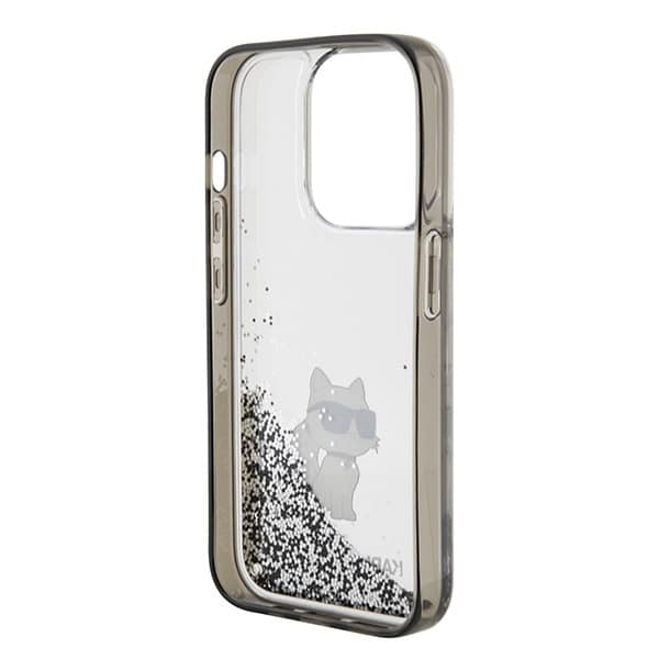 Karl Lagerfeld Liquid Glitter Choupette - Apple iPhone 15 Pro - Διάφανο - Image 7