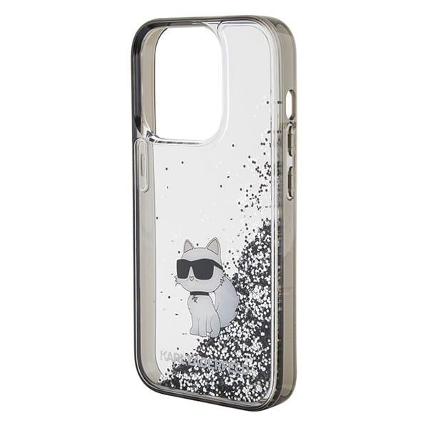 Karl Lagerfeld Liquid Glitter Choupette - θήκη για Apple iPhone 15 Pro Max - Διάφανο - Image 6