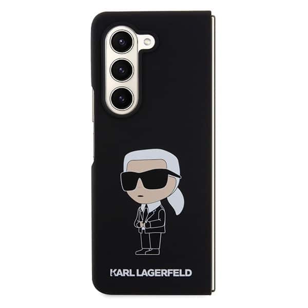 Karl Lagerfeld Silicone Ikonik - θήκη για Samsung Galaxy Z Fold5 - Μαύρο - Image 2