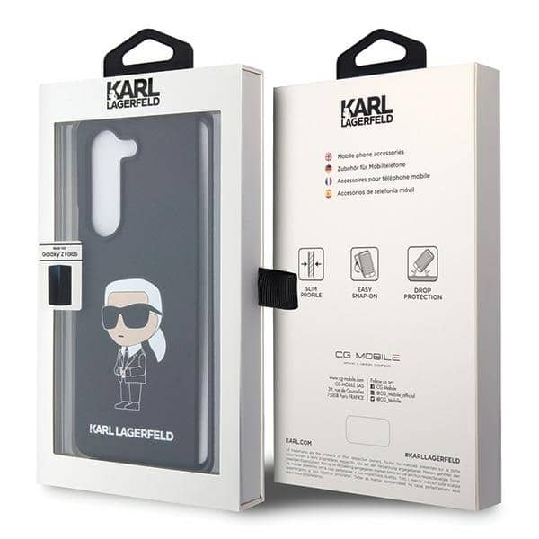 Karl Lagerfeld Silicone Ikonik - θήκη για Samsung Galaxy Z Fold5 - Μαύρο - Image 7
