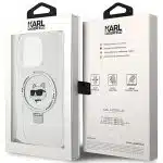 Karl Lagerfeld Ring Stand Choupette Head MagSafe - Apple iPhone 15 Pro - Λευκό - Image 8