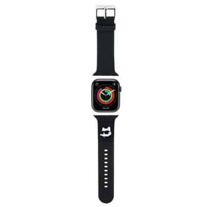 Karl Lagerfeld 3D Rubber Choupette Head - θήκη για Apple Watch 38mm (1st gen) / 40mm 41mm - Μαύρο