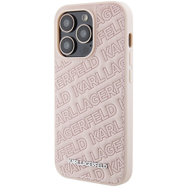 Karl Lagerfeld Quilted K Pattern - θήκη για Apple iPhone 15 Pro Max - Ροζ - Image 2