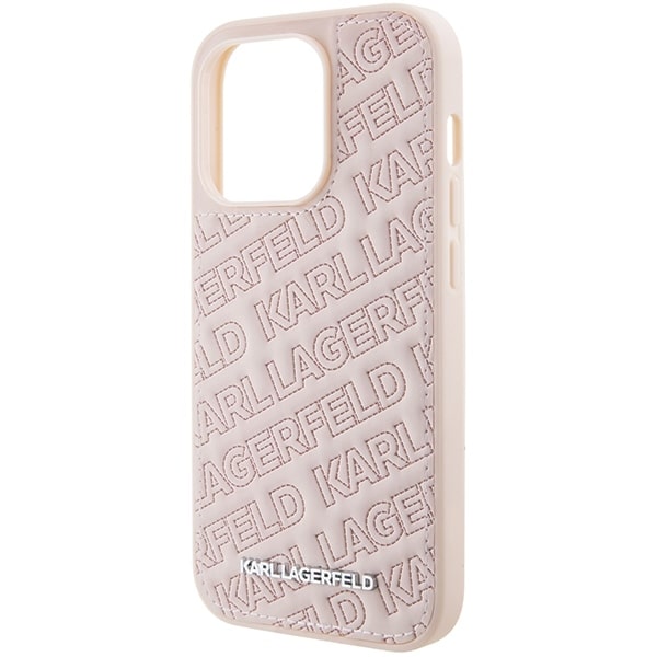 Karl Lagerfeld Quilted K Pattern - θήκη για Apple iPhone 15 Pro Max - Ροζ - Image 6