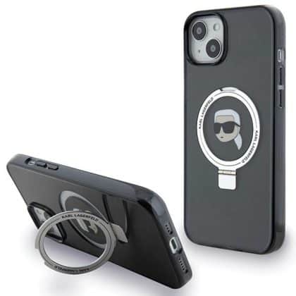 Karl Lagerfeld Karl Head MagSafe - θήκη για Apple iPhone 15 Plus - Μαύρο