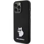 Karl Lagerfeld Silicone Choupette Metal Pin - θήκη για Apple iPhone 15 Pro Max - Μαύρο - Image 2