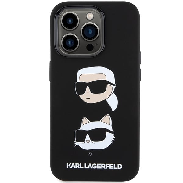 Karl Lagerfeld Karl&Choupette Head - θήκη για Apple iPhone 15 Pro - Μαύρο - Image 3