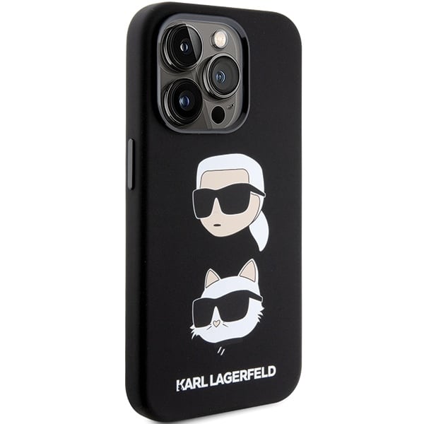 Karl Lagerfeld Karl&Choupette Head - θήκη για Apple iPhone 15 Pro - Μαύρο - Image 4