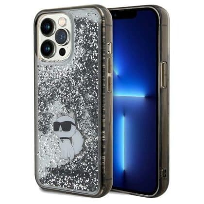 Karl Lagerfeld Liquid Glitter Choupette - θήκη για Apple iPhone 13 Pro Max - Διάφανο