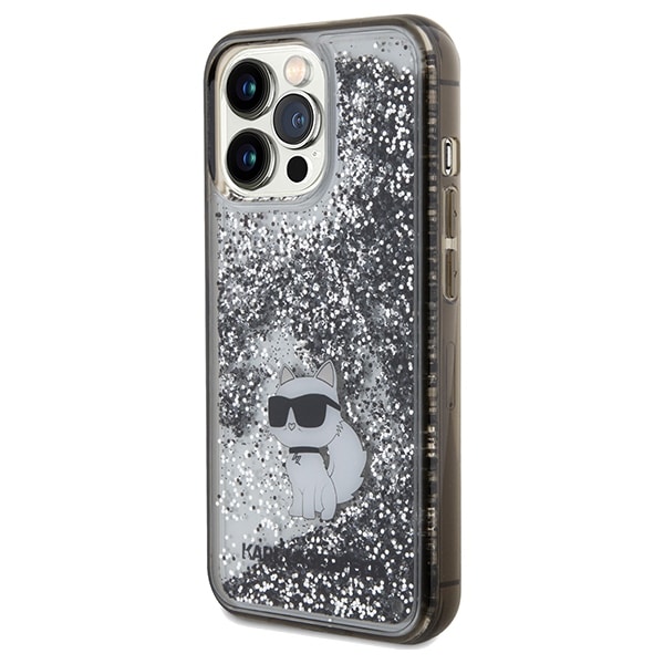 Karl Lagerfeld Liquid Glitter Choupette - θήκη για Apple iPhone 13 Pro Max - Διάφανο - Image 2