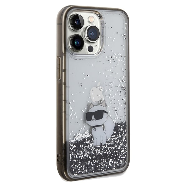 Karl Lagerfeld Liquid Glitter Choupette - θήκη για Apple iPhone 13 Pro Max - Διάφανο - Image 4