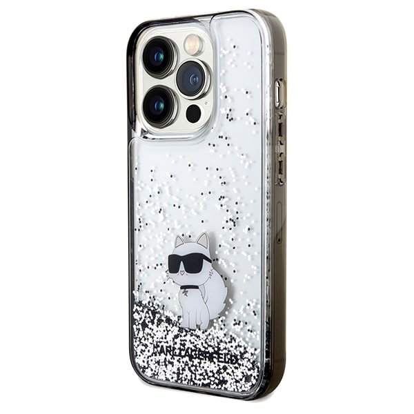 Karl Lagerfeld Liquid Glitter Choupette - θήκη για Apple iPhone 14 Pro - Διάφανο - Image 2