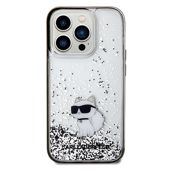Karl Lagerfeld Liquid Glitter Choupette - θήκη για Apple iPhone 14 Pro Max - Διάφανο - Image 3