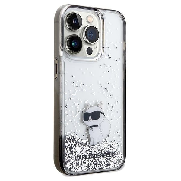 Karl Lagerfeld Liquid Glitter Choupette - θήκη για Apple iPhone 14 Pro Max - Διάφανο - Image 4
