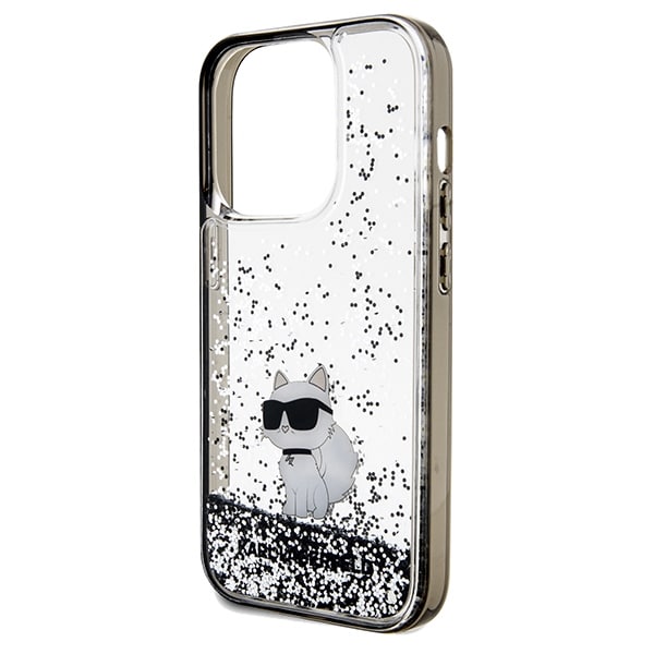 Karl Lagerfeld Liquid Glitter Choupette - θήκη για Apple iPhone 14 Pro Max - Διάφανο - Image 6