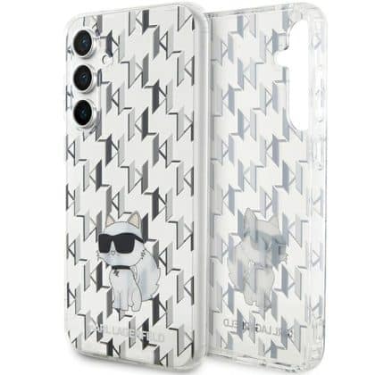 Karl Lagerfeld Monogram Choupette - θήκη για Samsung Galaxy S23 FE - Διάφανο