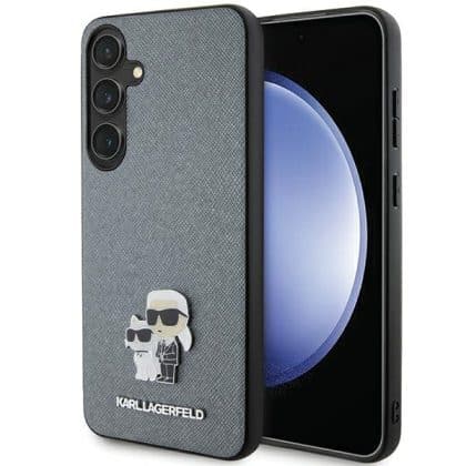 Karl Lagerfeld Saffiano Karl&Choupette - θήκη για Samsung Galaxy S24 - Γκρι