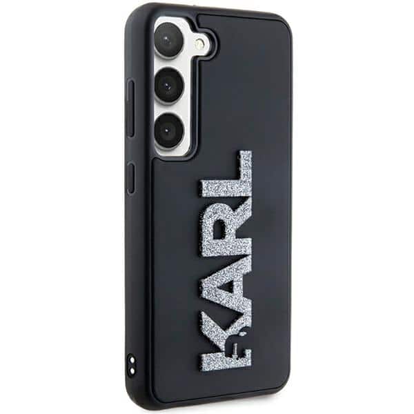 Karl Lagerfeld 3D Rubber Glitter Logo - θήκη για Samsung Galaxy S23+ - Μαύρο - Image 4
