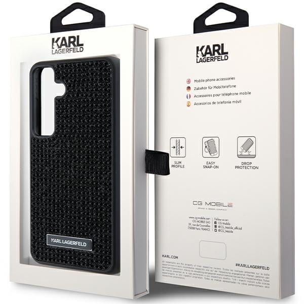 Karl Lagerfeld Rhinestone Metal Logo - θήκη για Samsung Galaxy S24+ - Μαύρο - Image 8
