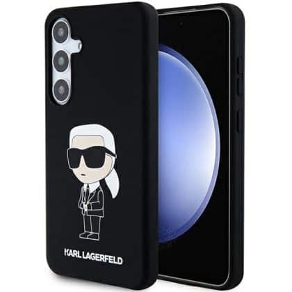 Karl Lagerfeld Silicone Ikonik - θήκη για Samsung Galaxy S24 - Μαύρο