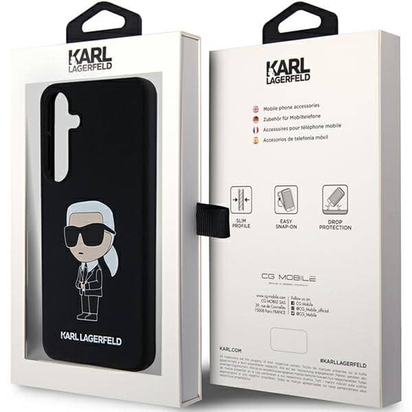 Karl Lagerfeld Silicone Ikonik - θήκη για Samsung Galaxy S24 - Μαύρο - Image 8