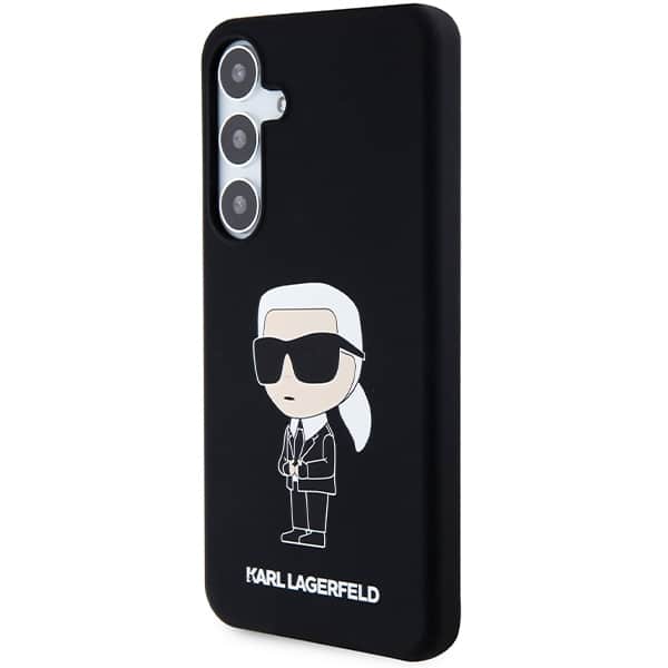 Karl Lagerfeld Silicone Ikonik - θήκη για Samsung Galaxy S24+ - Μαύρο - Image 2