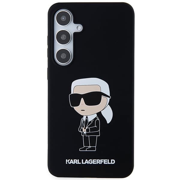 Karl Lagerfeld Silicone Ikonik - θήκη για Samsung Galaxy S24+ - Μαύρο - Image 3