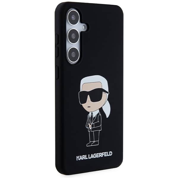 Karl Lagerfeld Silicone Ikonik - θήκη για Samsung Galaxy S24+ - Μαύρο - Image 4
