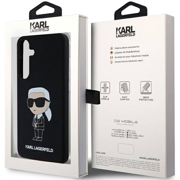 Karl Lagerfeld Silicone Ikonik - θήκη για Samsung Galaxy S24+ - Μαύρο - Image 8