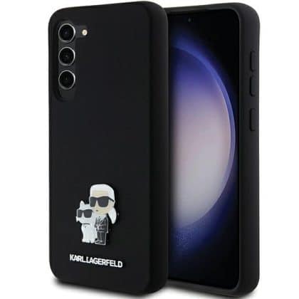 Karl Lagerfeld Choupette Metal Pin - θήκη για Samsung Galaxy S23+ - Μαύρο