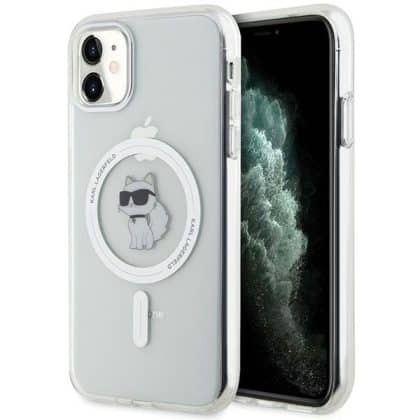 Karl Lagerfeld IML Choupette - θήκη για Apple iPhone 11 / XR - Διάφανο