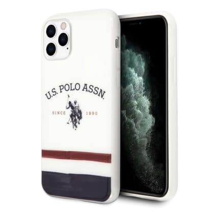 US Polo USHCN58PCSTRB iPhone 11 Pro άσπρο Tricolor Pattern Collection