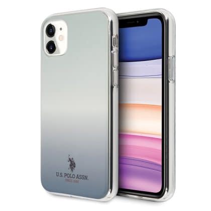 US Polo USHCN61TRDGLB iPhone 11 Μπλε Συλλογή με Μοτίβο Διαβάθμισης Χρωμάτων