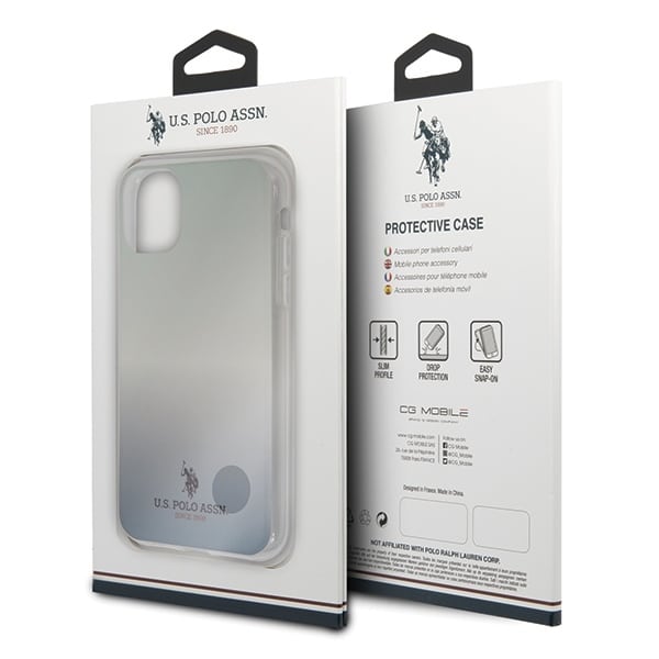US Polo USHCN61TRDGLB iPhone 11 Μπλε Συλλογή με Μοτίβο Διαβάθμισης Χρωμάτων - Image 6