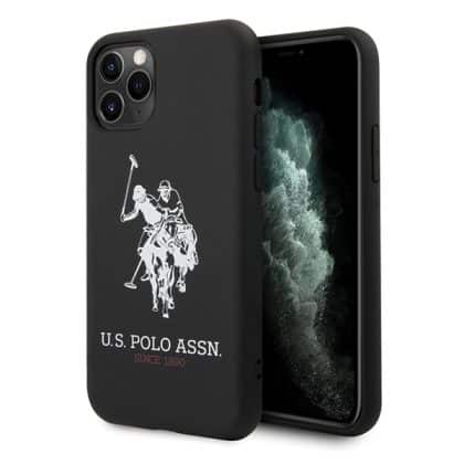 US Polo USHCN65SLHRBK iPhone 11 Pro Max Μαύρη/Black Συλλογή Σιλικόνης
